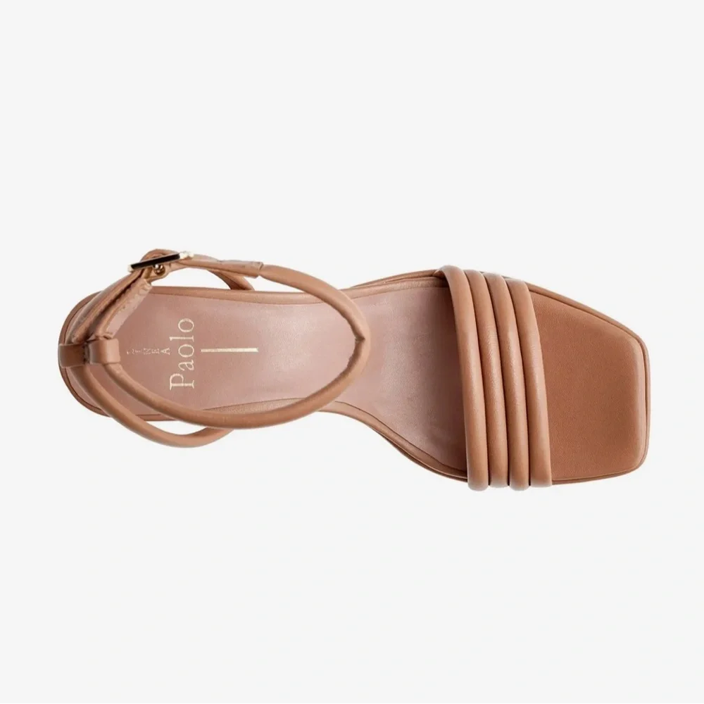 Línea Paola Eve Platform Ankle Strap Sandal‎